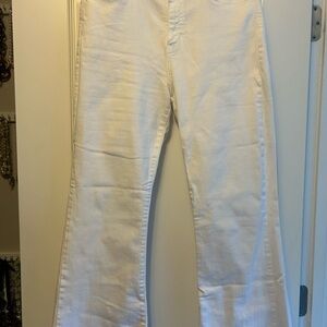Just Black Women's Cream Flare Jeans
